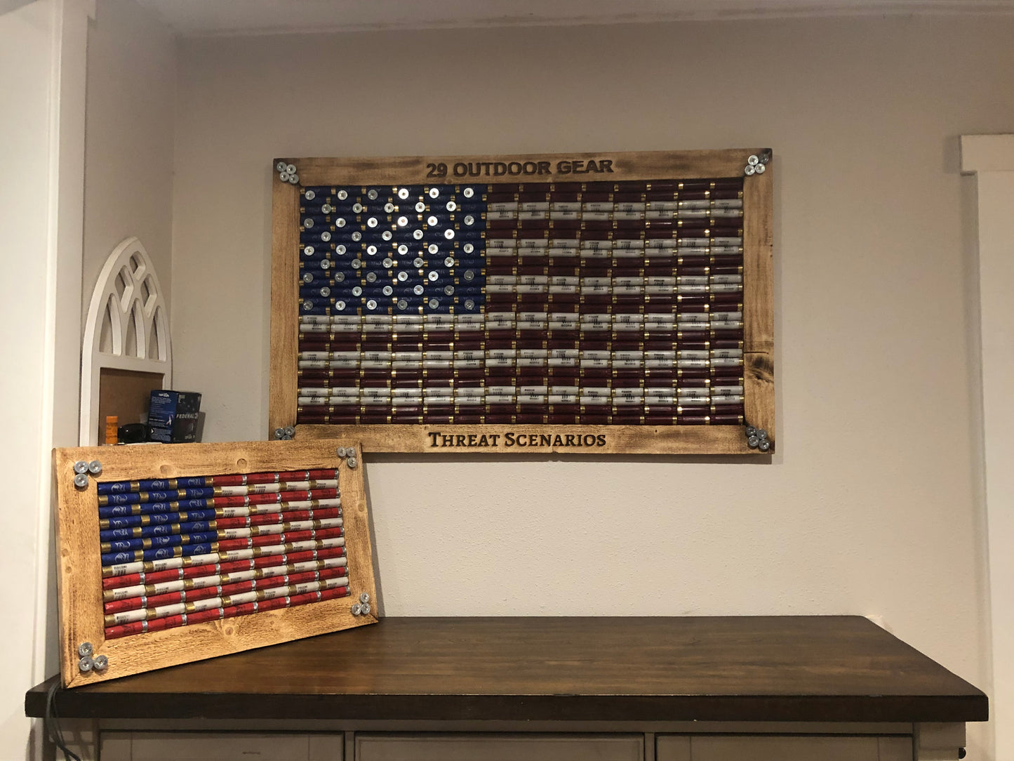 Extra Large Shotgun Shell American Flag