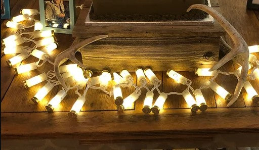 20 count 12 gauge shotgun shell lights with LED bulbs