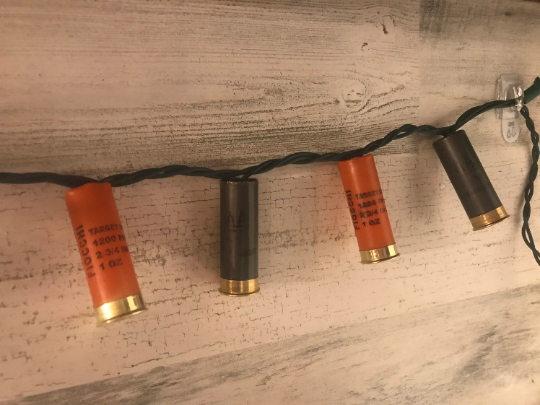 100 count 12 gauge shotgun shell lights with Brown Wire