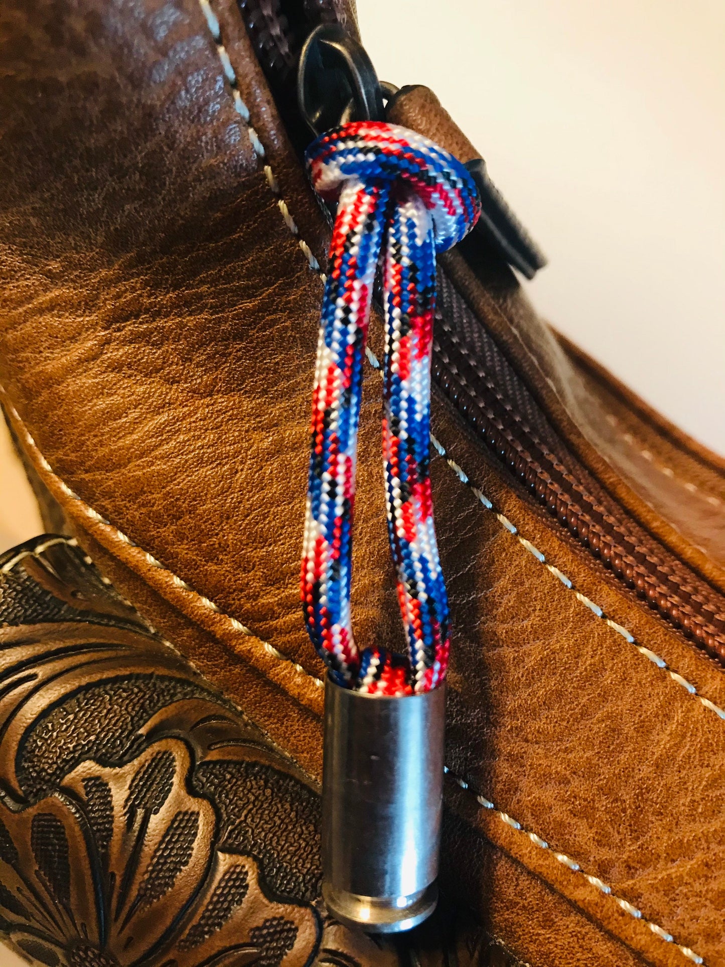 Bullet Zipper Pulls with a .40 cal spent casing - 2 pack