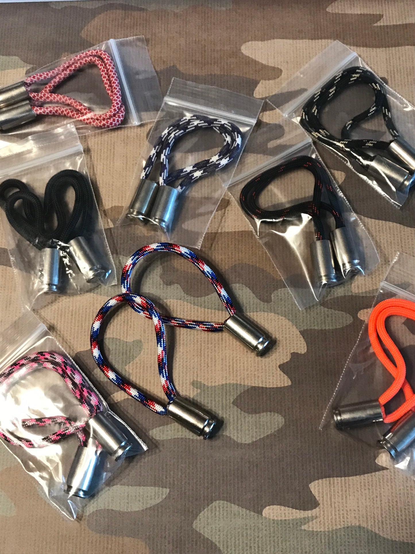 Bullet Zipper Pulls with a .40 cal spent casing - 2 pack