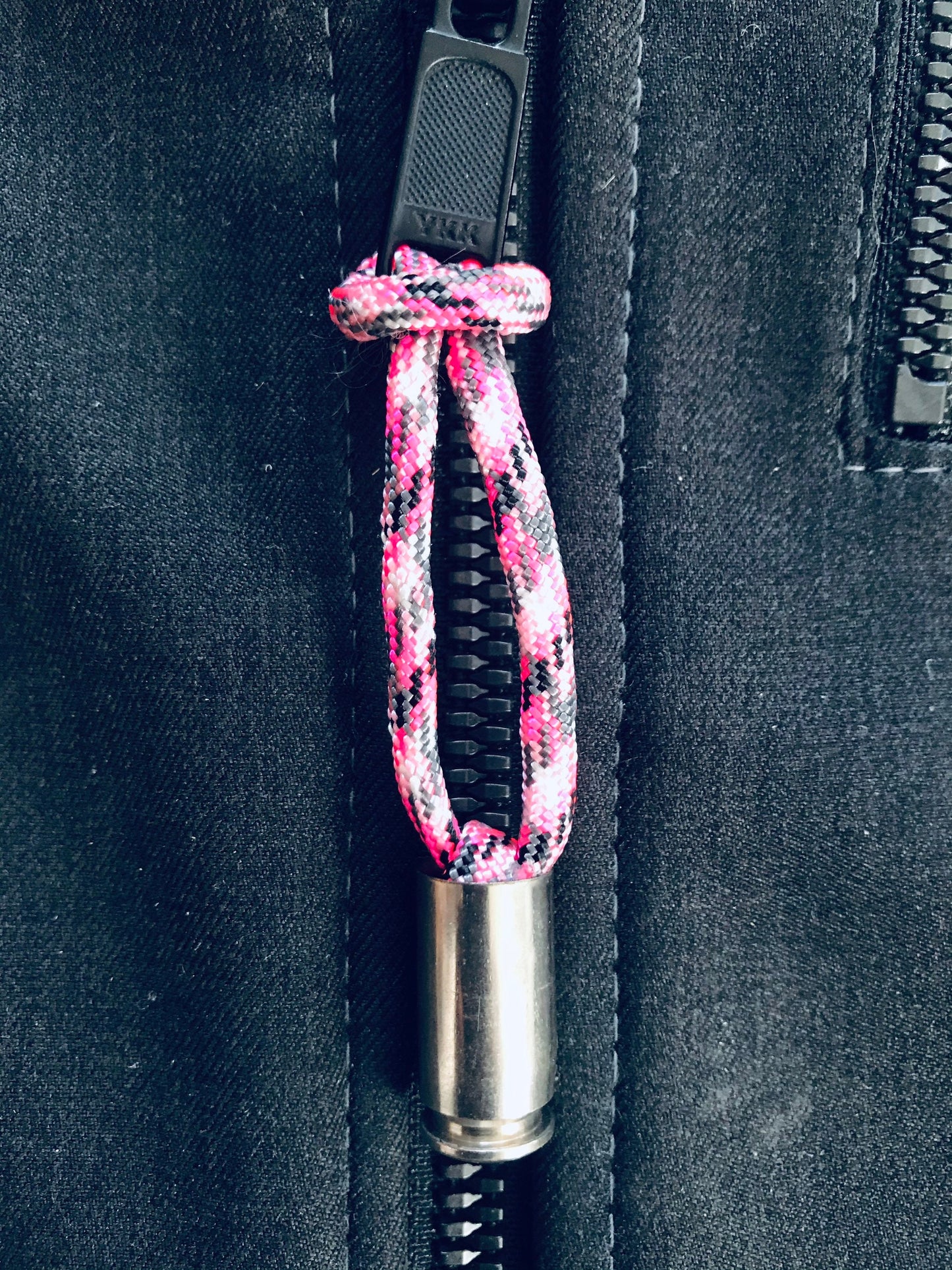 Bullet Zipper Pulls with a .40 cal spent casing - 2 pack