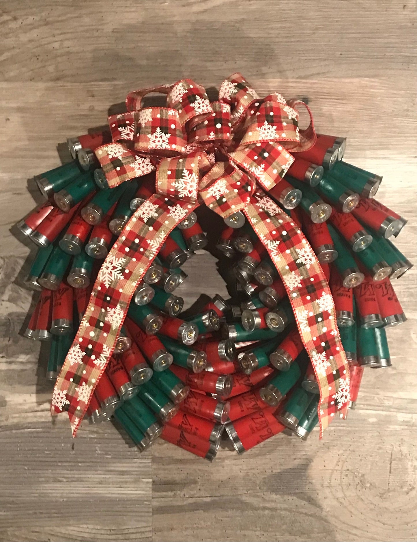 Shotgun shell wreath