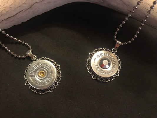 12 gauge shotgun necklace