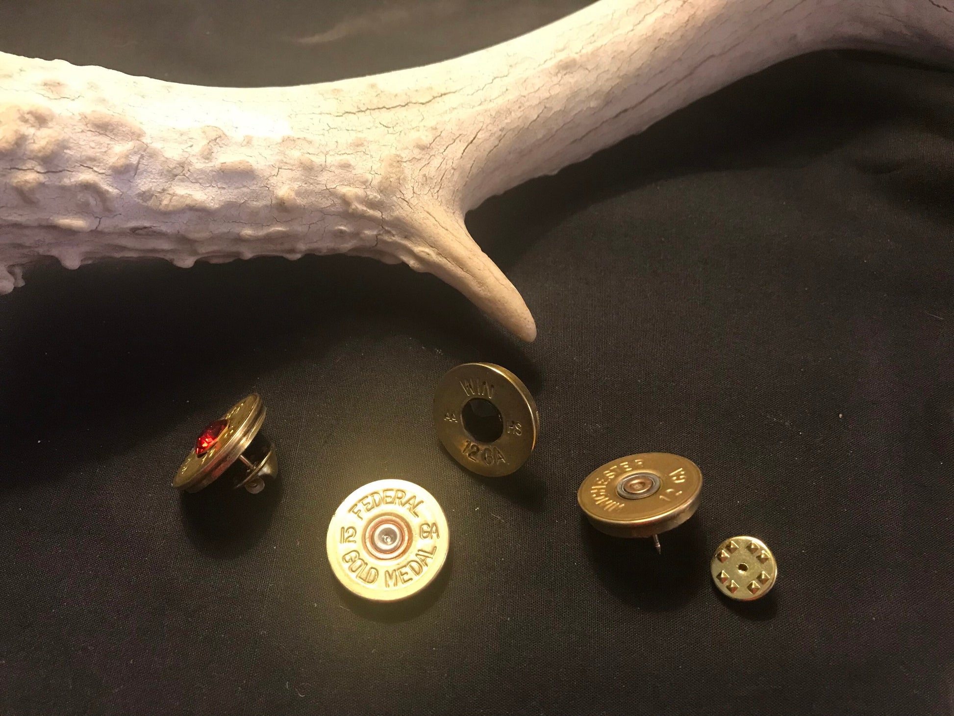 12 gauge shotgun lapel pin
