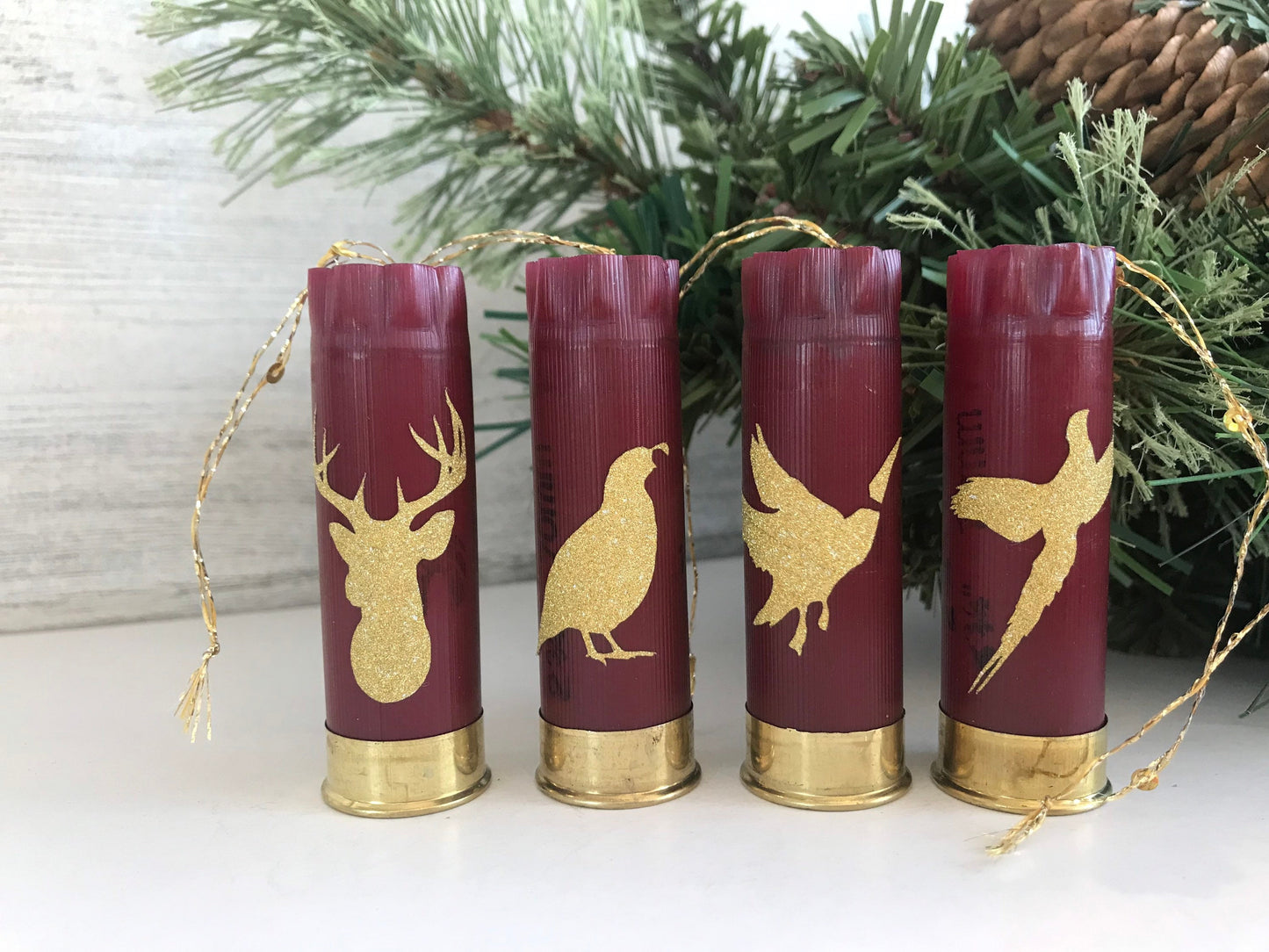 Shotgun shell with wildlife
