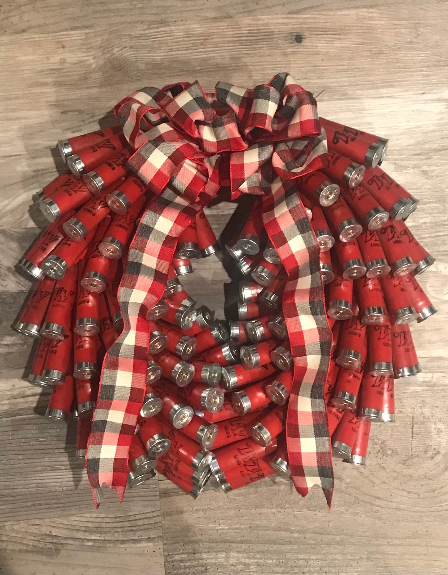 Shotgun shell wreath