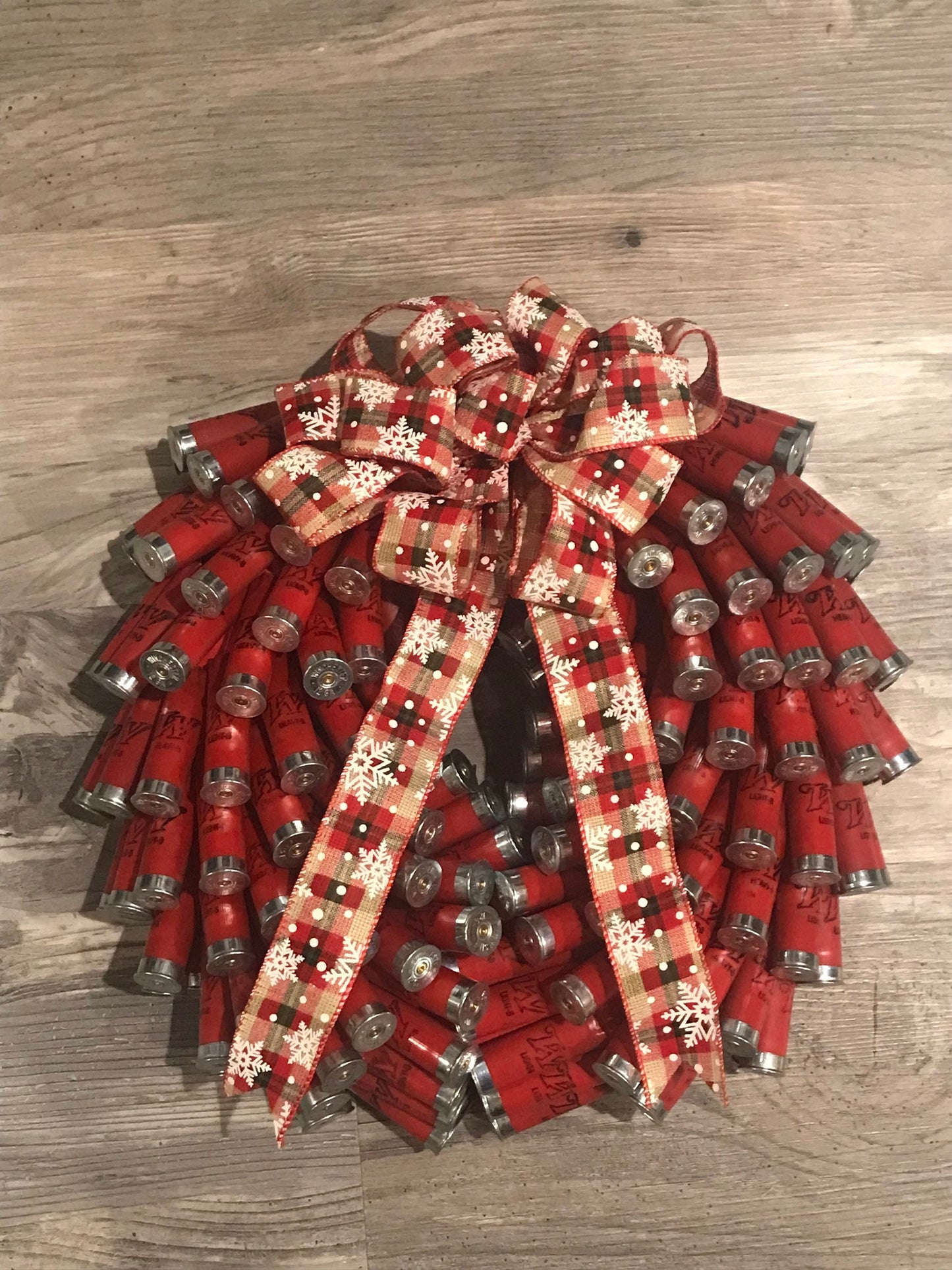 Shotgun shell wreath