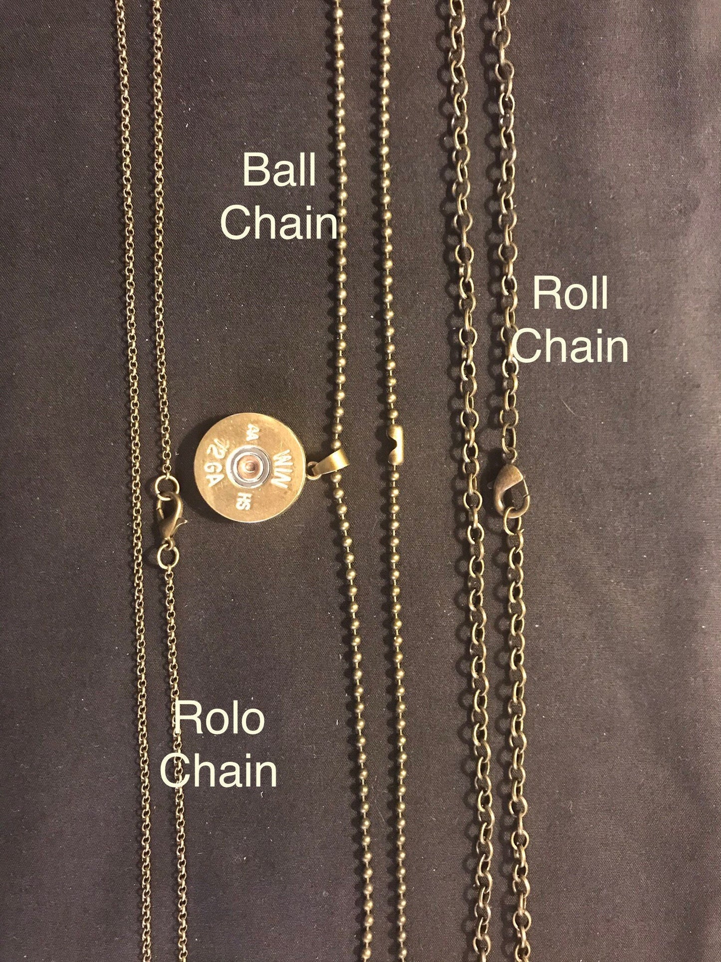 12 gauge shotgun necklace
