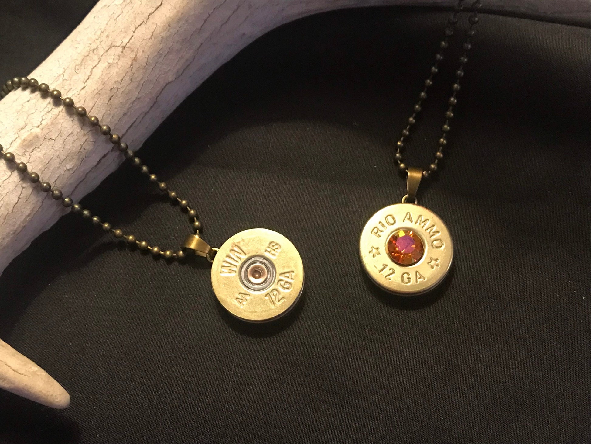 12 gauge shotgun necklace
