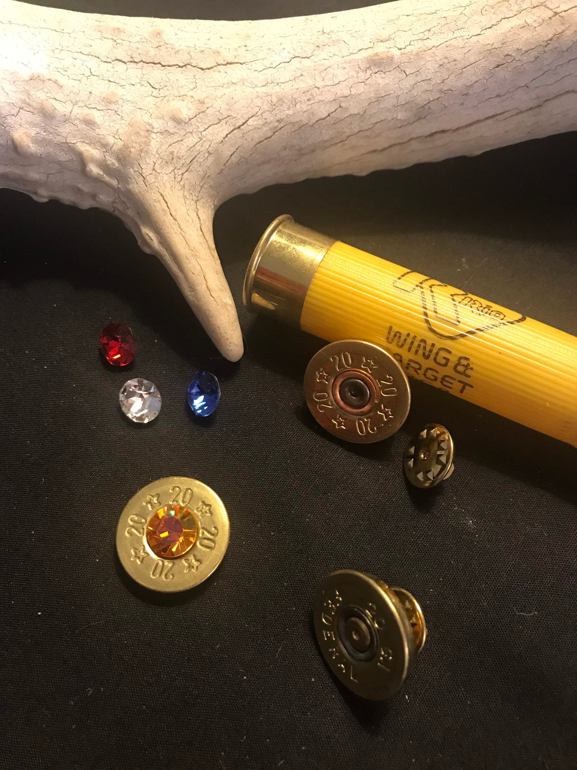 20 gauge shotgun hat pin, lapel pin