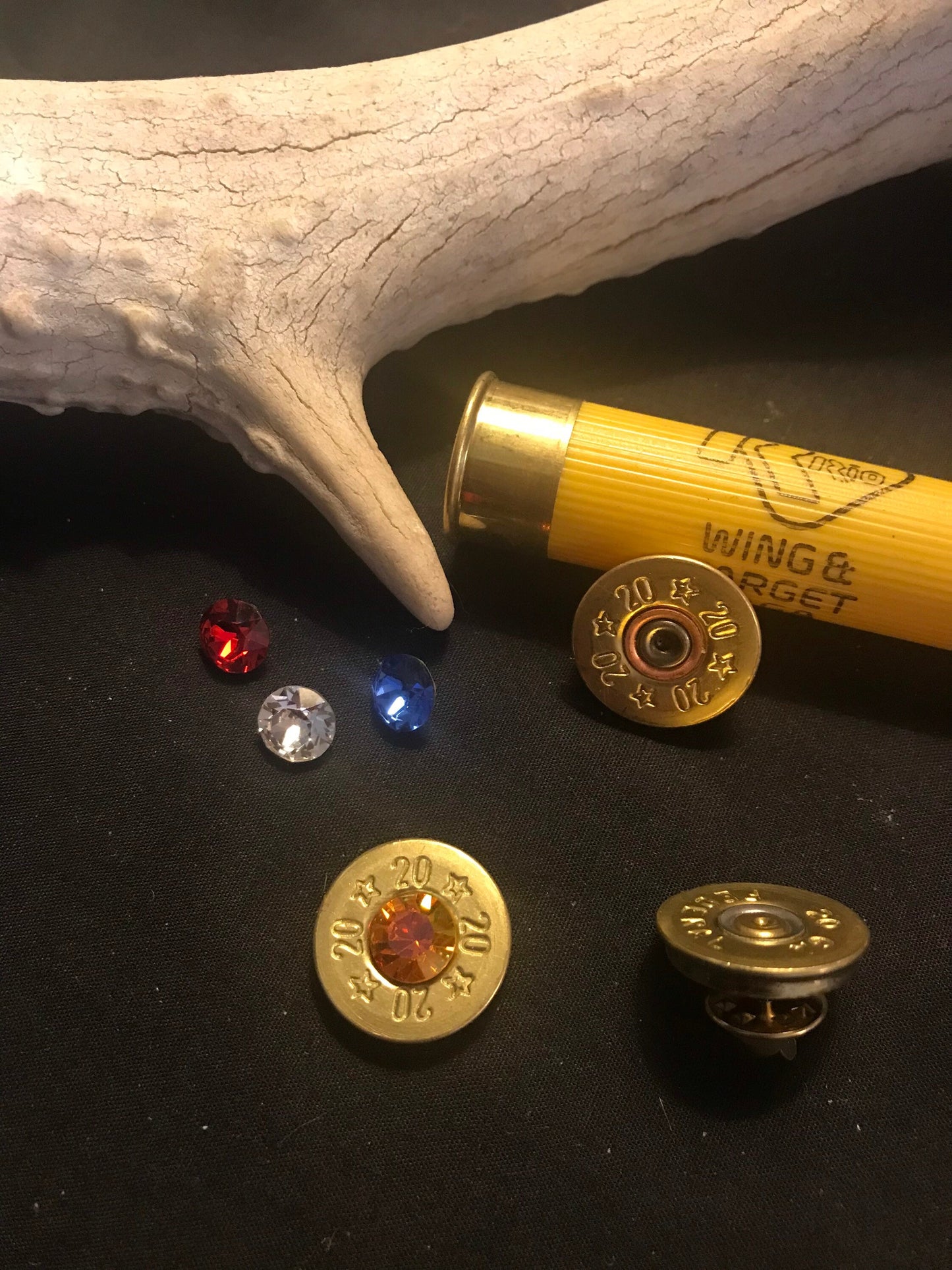 20 gauge shotgun hat pin, lapel pin