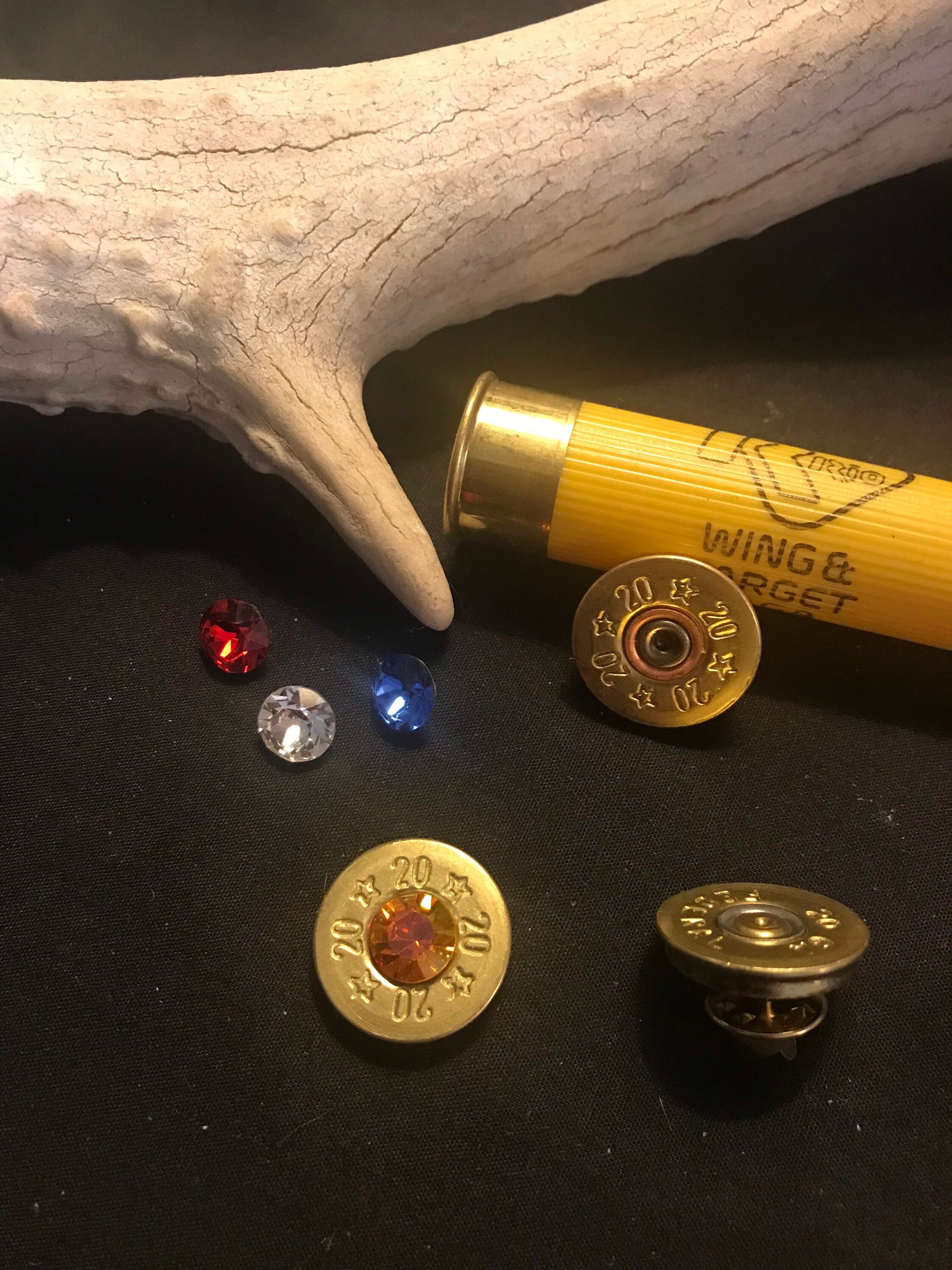 20 gauge shotgun hat pin, lapel pin