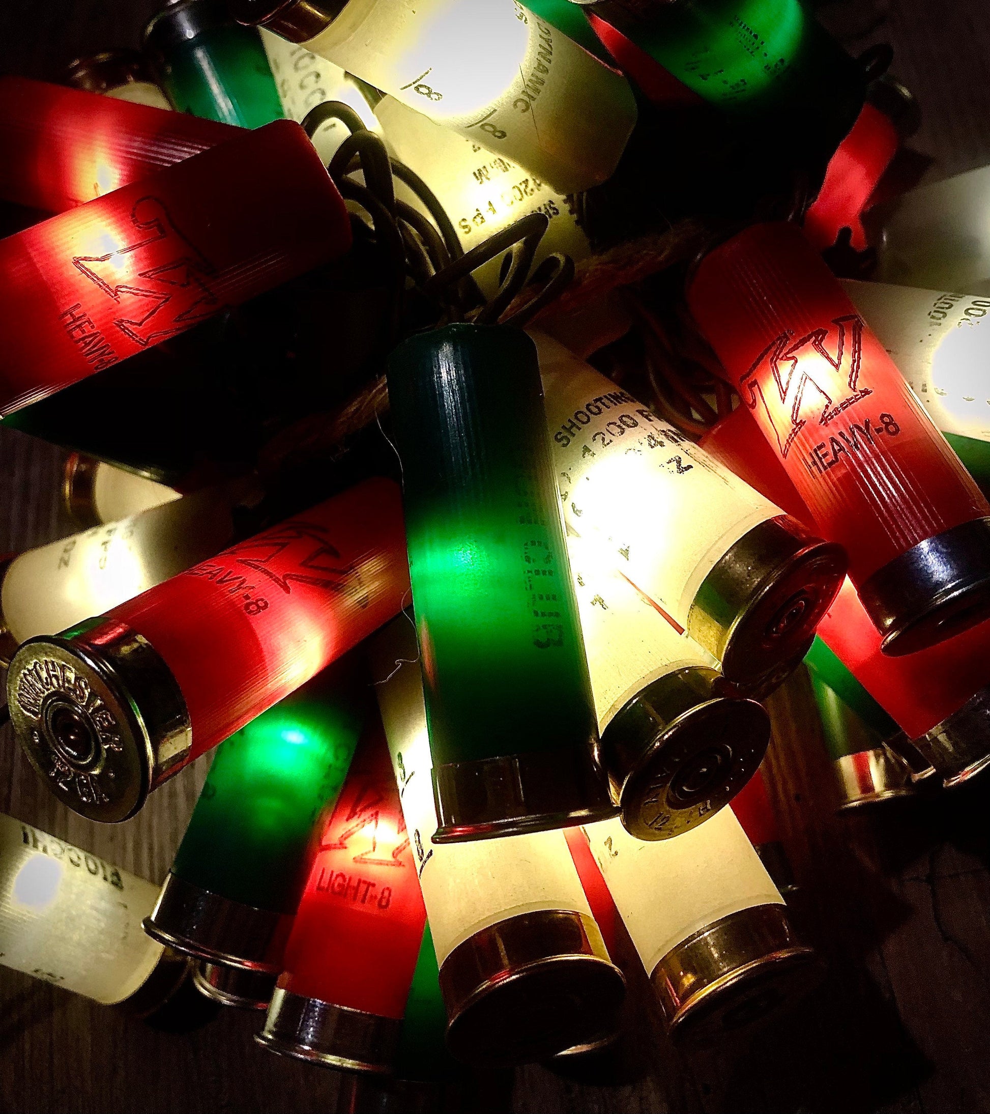 100 count 12 gauge shell lights LED bulbs
