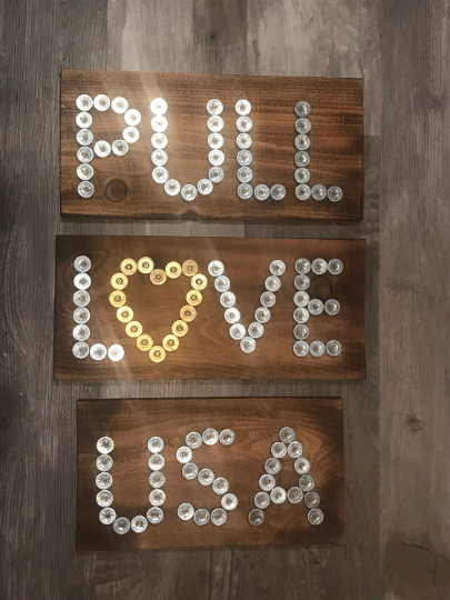 CraftySistersCorner Shotgun Shell and Bullet Casing Decorations