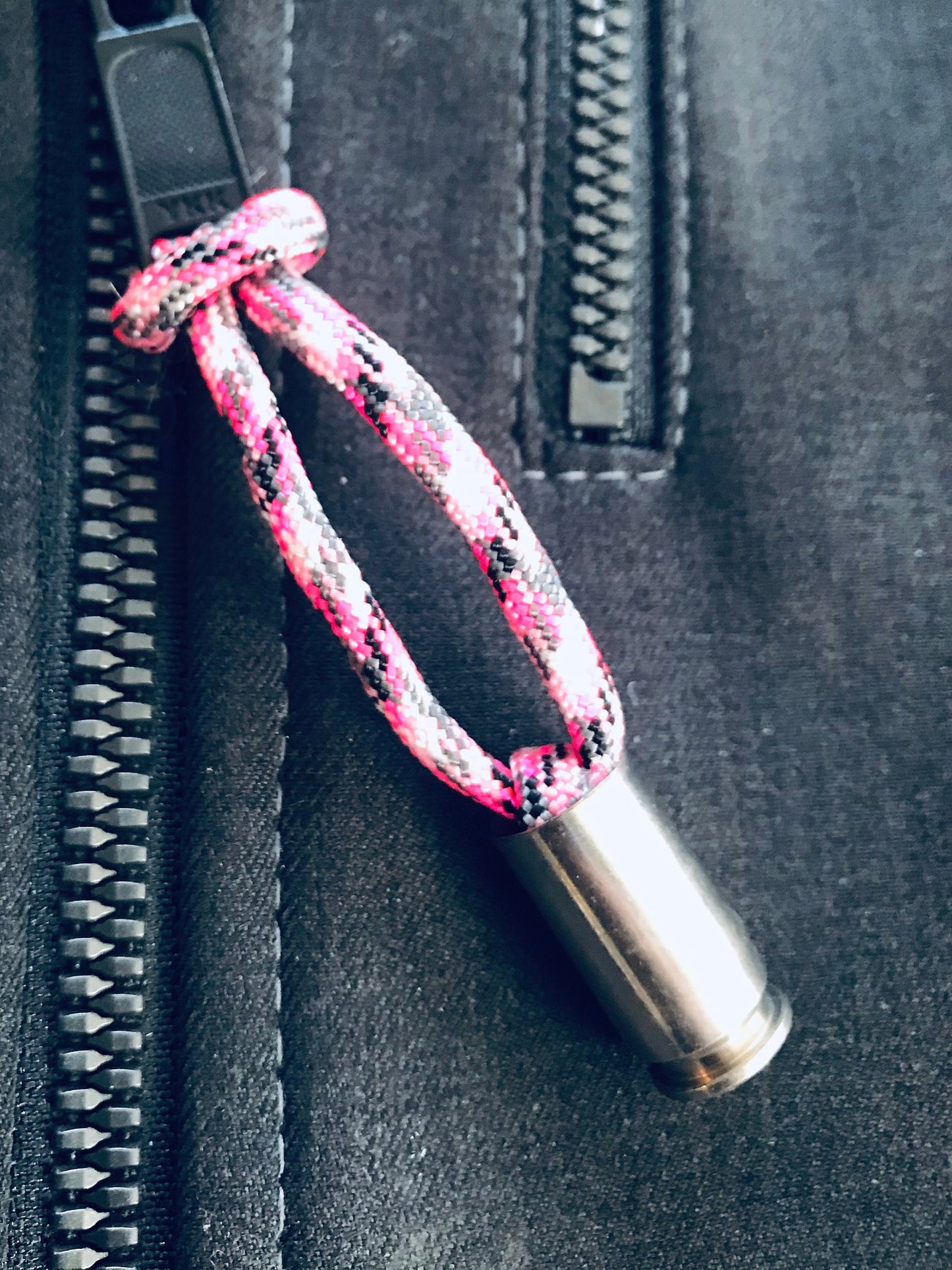 Bullet Zipper Pulls with a .40 cal spent casing - 2 pack