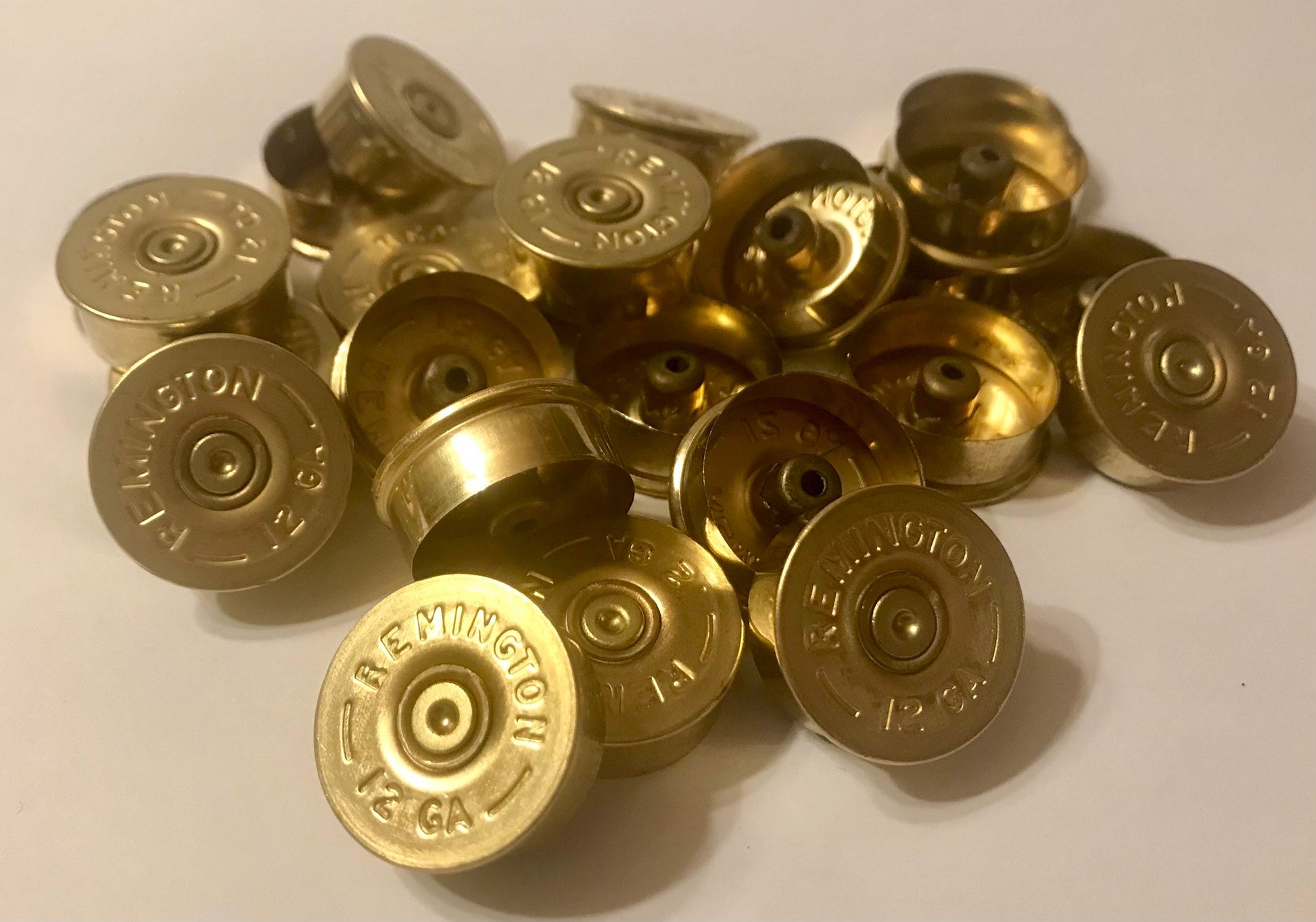 10 qty - 12 gauge Shotgun Shell end cap Head Stamp